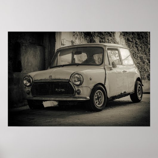 1975 Innocenti Mini Cooper 1300 Poster (Vorne)
