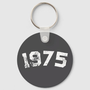 1975 Jahrgang 50. Geburtstag Benutzerdefiniertes Schlüsselanhänger