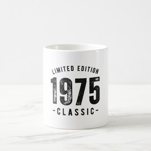 1975 Klassisches Geburtsjahr Kaffeetasse (Mittel)