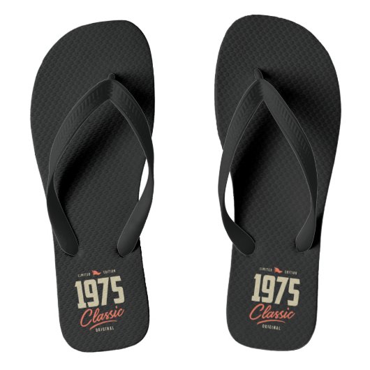1975 klassisches Geburtstagsgeschenk Badesandalen (Fußbett)