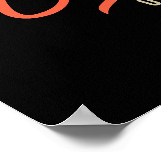 1975 klassisches Geburtstagsgeschenk Poster (Ecke)