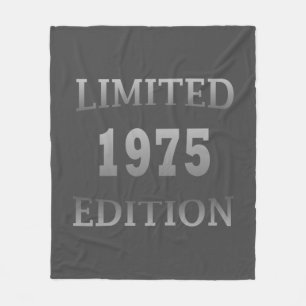 1975 limitierte Geburtstagsedition Fleecedecke