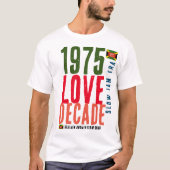 1975 REAL MEN SLOW DANCE Men's Basic T - Shirt (Vorderseite)