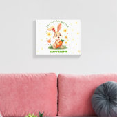 1975 Retro Spring Bunny Leinwanddruck (Insitu (Wohnzimmer))