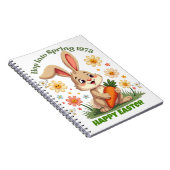 1975 Retro Spring Bunny Notizblock (Rechte Seite)