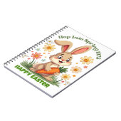 1975 Retro Spring Bunny Notizblock (Linke Seite)