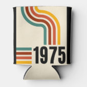 1975 Retro Vintage Poster 50. Geburtstag Dosenkühler (Vorderseite)