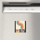 1975 Retro Vintage Poster 50. Geburtstag Magnet (In Situ (Geschirrspüler))