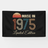 1975 Vintag 50. Geburtstag Banner (Horizontal)