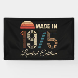 1975 Vintag 50. Geburtstag Banner