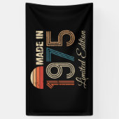 1975 Vintag 50. Geburtstag Banner (Vertikal)