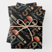 1975 Vintag 50. Geburtstag Geschenkpapier Set (Beispiel)