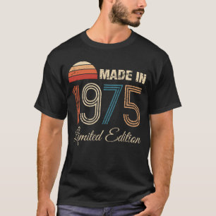 1975 Vintag 50. Geburtstag T-Shirt