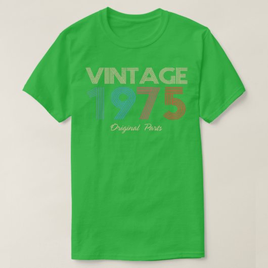 1975 Vintage Originalteile T-Shirt (Design vorne)