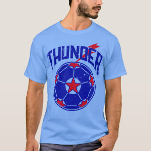 1975 Vintager Fußball in San Antonio T-Shirt