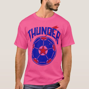 1975 Vintager Fußball in San Antonio T-Shirt