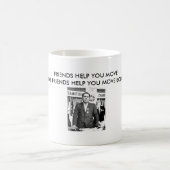 1975hoffa, FREUNDE HELFEN IHNEN, WIRKLICHE FREUNDE Kaffeetasse (Mittel)