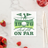 1976 50. Geburtstag Golf Liebhaber Serviette (Beispiel)