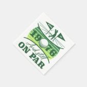1976 50. Geburtstag Golf Liebhaber Serviette (Ecke)