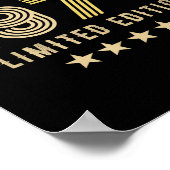 1976 50th Birthday,50th 2026 For Him, Dad,father's Poster (Ecke)