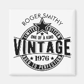 1976 50th Birthday Vintage Aged to perfection Magnet (Vorne)