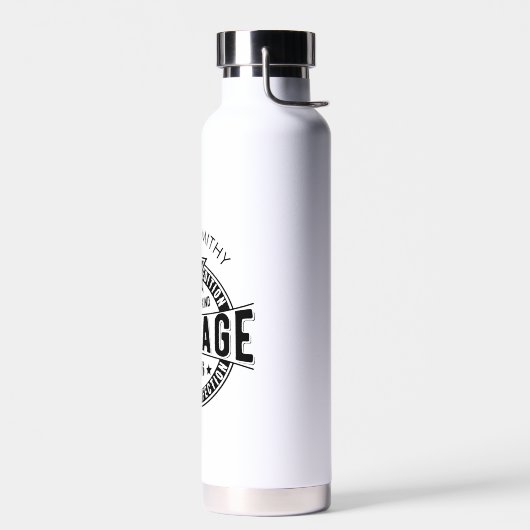 1976 50th Birthday Vintage Aged to perfection Trinkflasche (Links)