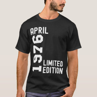 1976 April Happy Birthday Party T-Shirt