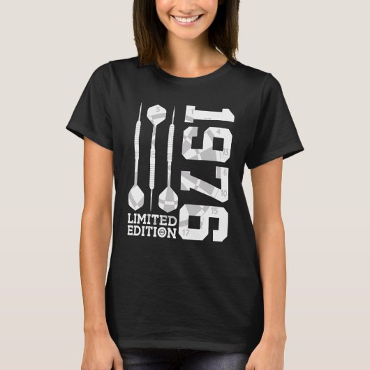 1976 DARTS 46TH BIRTHDAY T-Shirt (Vorderseite)