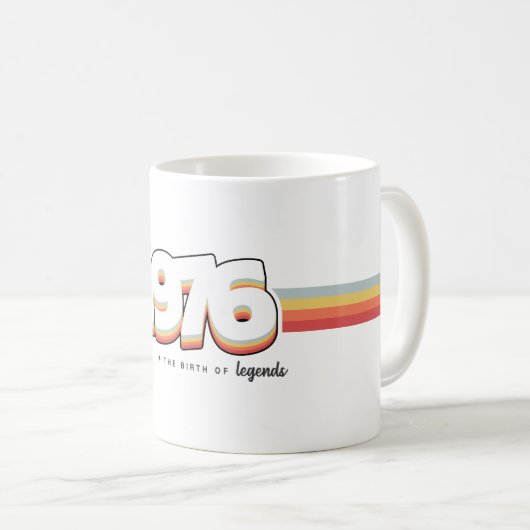 1976 Die Geburt von Legenden Kaffeetasse (VorderseiteRechts)