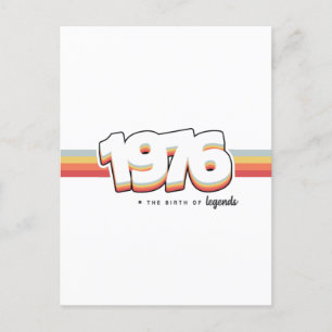 1976 Die Geburt von Legenden Postkarte