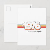 1976 Die Geburt von Legenden Postkarte (Vorne/Hinten)