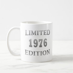 1976 geboren, eleganter moderner Geburtstag Kaffeetasse