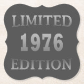 1976 Geburtstagsfeier geboren Untersetzer (Vorderseite)
