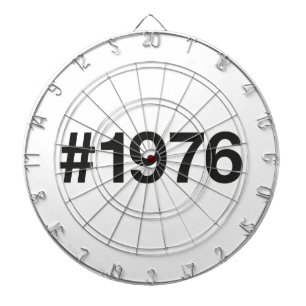 1976 Hashtag 49 Jahre Geburtstag Dartscheibe