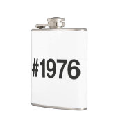 1976 Hashtag 49 Jahre Geburtstag Flachmann (Links)