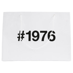 1976 Hashtag 49 Jahre Geburtstag Große Geschenktüte