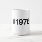 1976 Hashtag 49 Jahre Geburtstag Kaffeetasse (Mittel)