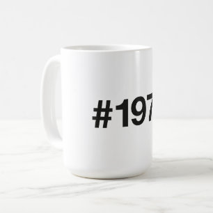 1976 Hashtag 49 Jahre Geburtstag Kaffeetasse
