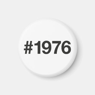 1976 Hashtag 49 Jahre Geburtstag Magnet