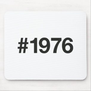 1976 Hashtag 49 Jahre Geburtstag Mousepad