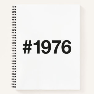 1976 Hashtag 49 Jahre Geburtstag Notizblock