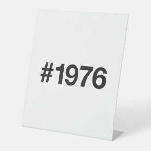 1976 Hashtag 49 Jahre Geburtstag Sockelschild
