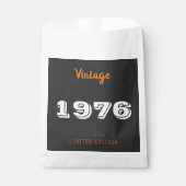 1976 Limited Edition 50th Birthday – Vintage Party Geschenktütchen (Vorderseite)
