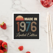 1976 limitierte Auflage zum 50. Geburtstag Serviette (Beispiel)