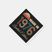 1976 limitierte Auflage zum 50. Geburtstag Serviette (Ecke)