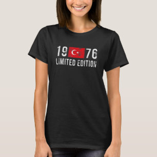 1976 limitierte Ausgabe Türkei mit Flag Geburtstag T-Shirt