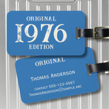 1976 Original Edition auf ozeanblau