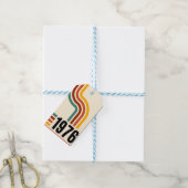 1976 Retro-Streifen Vintag Geschenkanhänger (Mit Garn)