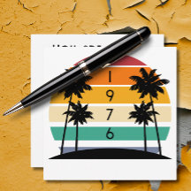 1976 Retro Stripe Sunset Vintag