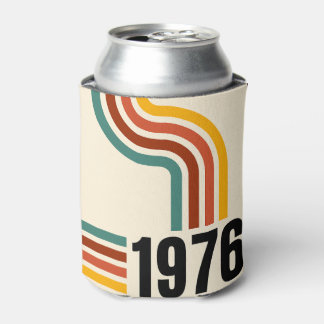 1976 Retro Vintage Poster 50th Birthday Can Cooler Dosenkühler
